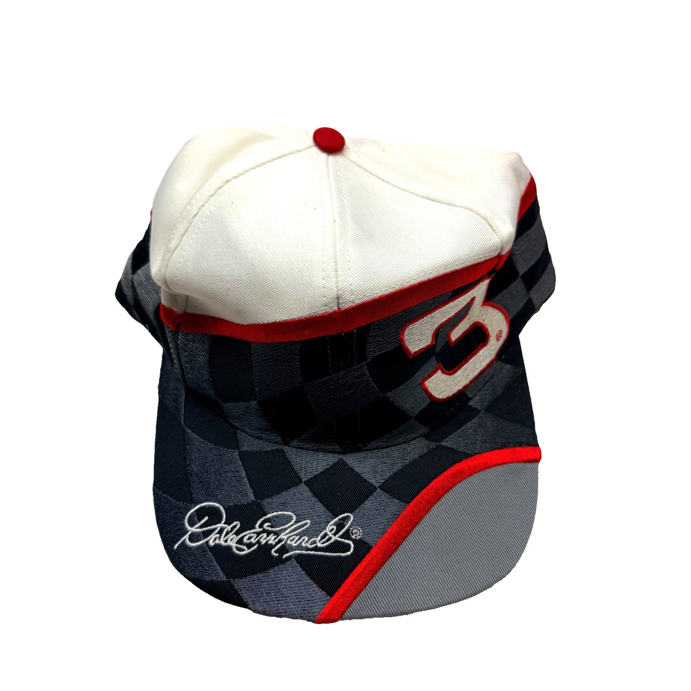 Vintage Chase Authentics Dale Earnhardt Sr 3 GM Goodwrench Service Checkered Hat